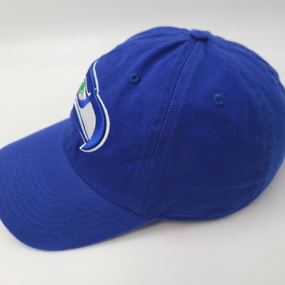 Seattle Seahawks Hat Strapback NFL Team Apparel Blue NFL Vintage Retro Logo Men - Picture 5 of 13